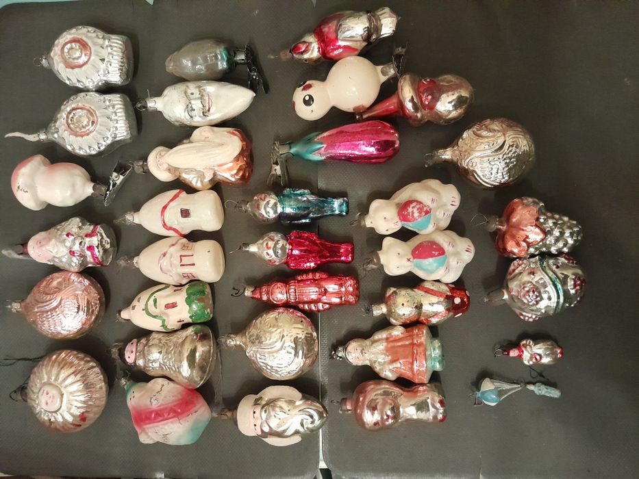 .дед мороз.снегурочка ёлочные игрушки.