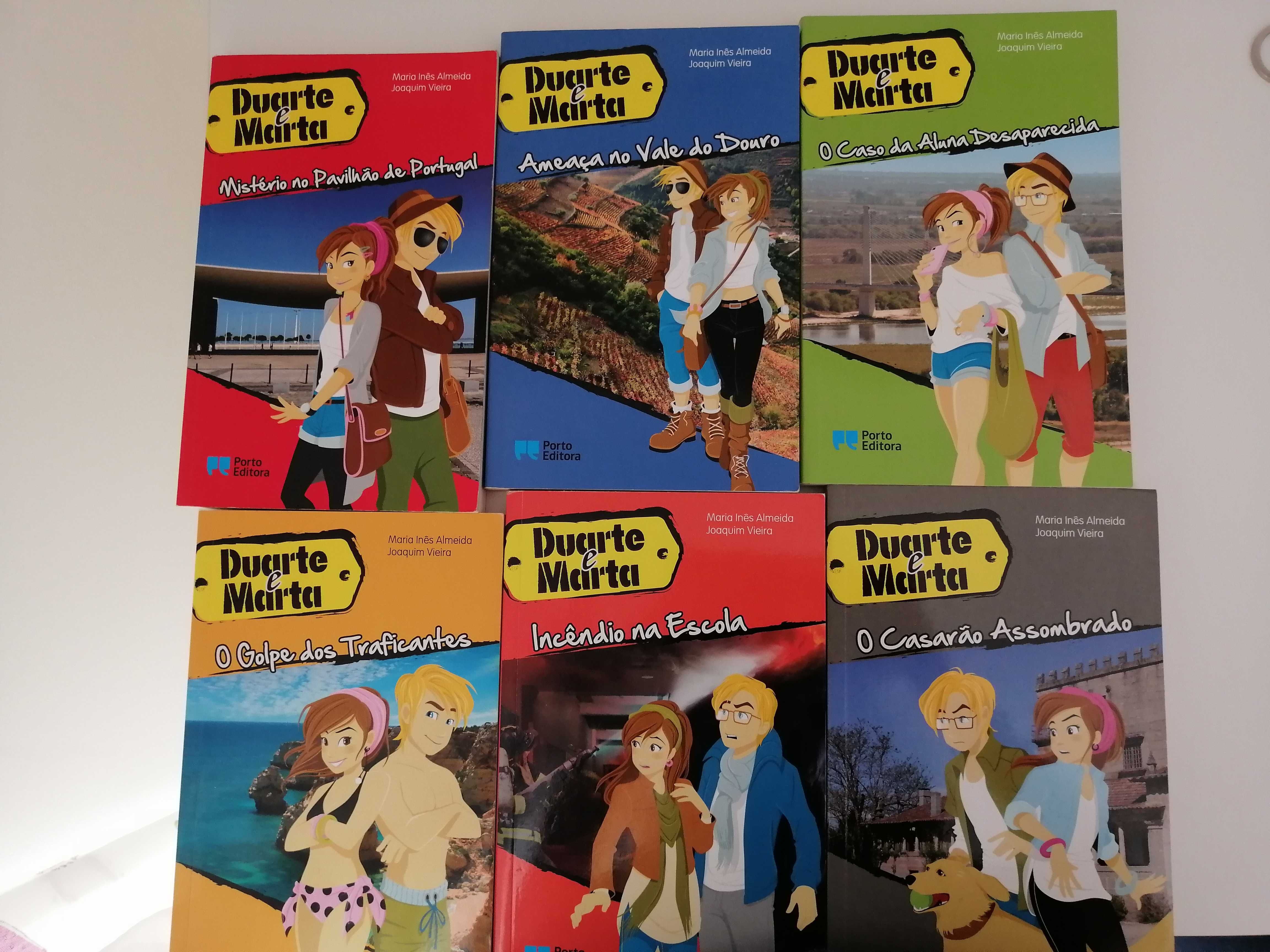 Livros "Duarte e marta", coleção completa