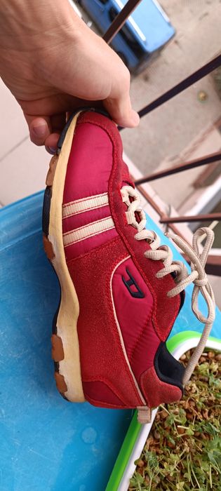 Vintage Diesel Low Top Sneakers Avant-Garde Y2K Style Size 38