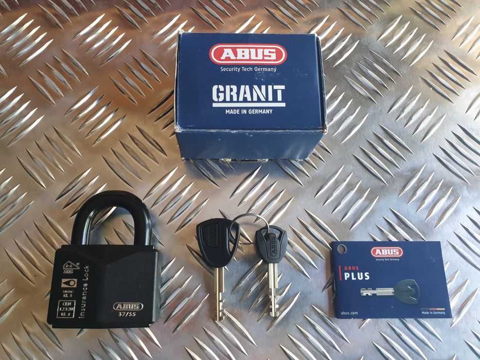 Замок навісний ABUS Granit 37RK/55 підвищена секретність ASL 10/10