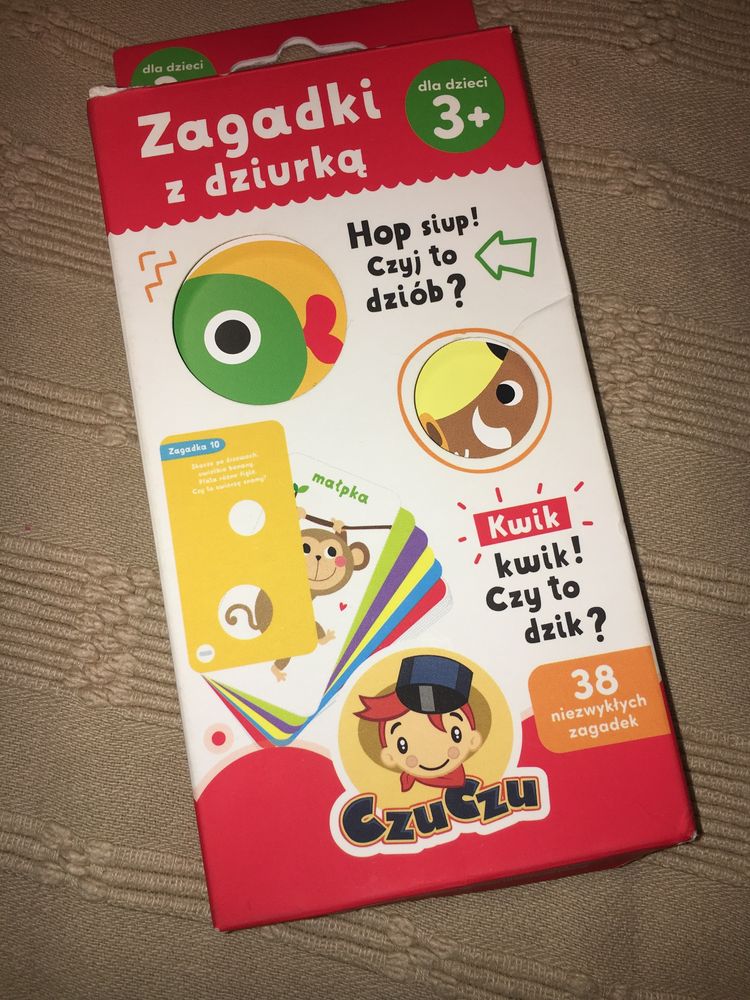 NOWE karty Czu Czu 3+ zabawka gra zagadki