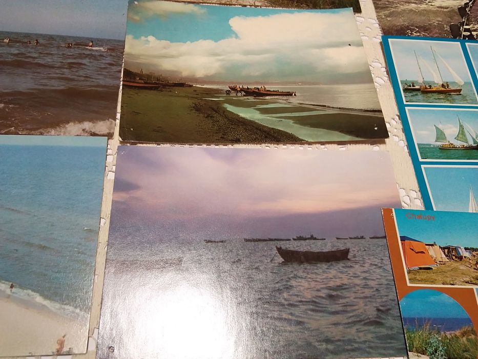 12 pocztówek z nad Bałtyku. Okres PRL.