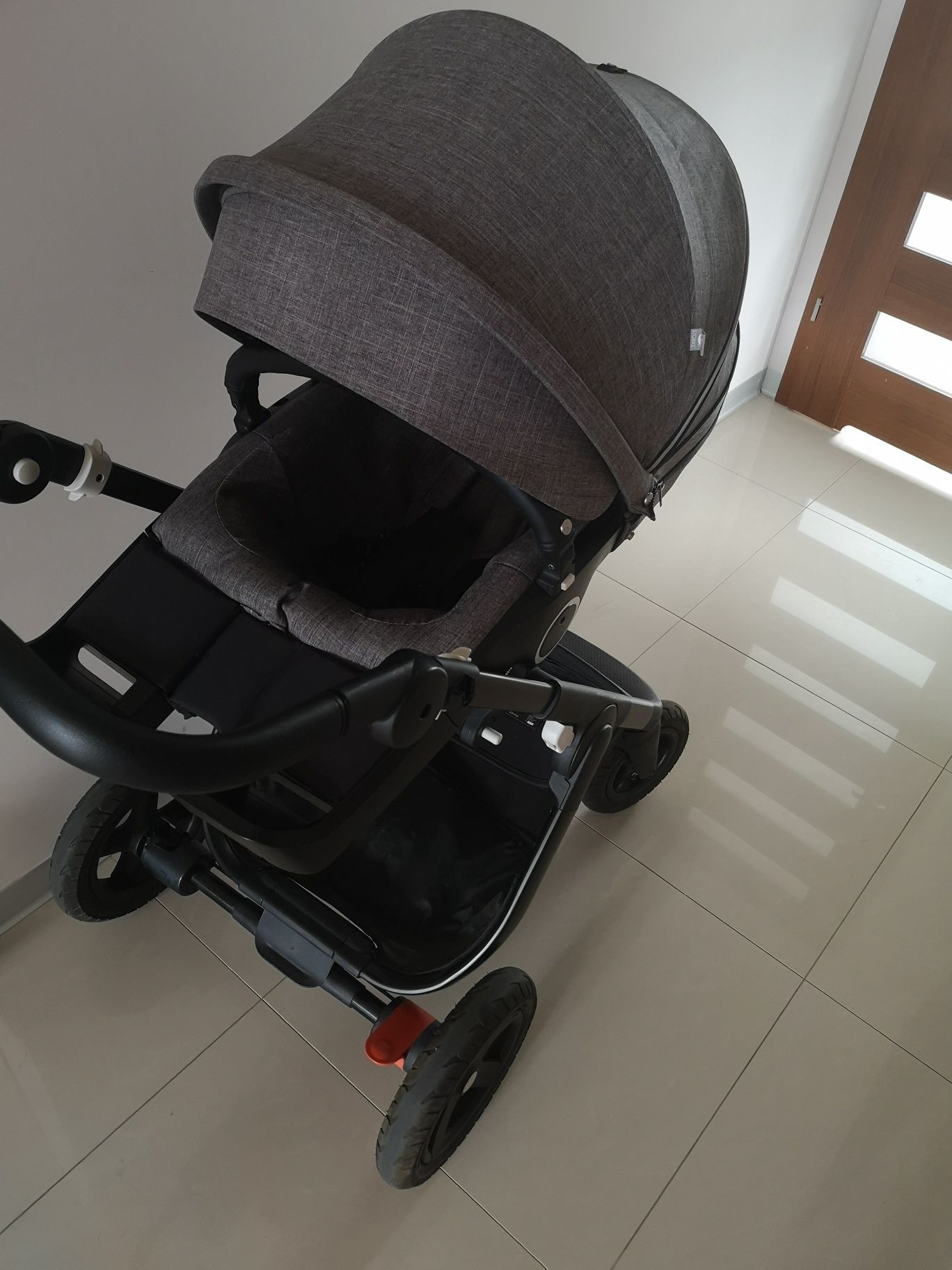 Wózek Stokke Trailz 2w1 melange gray koła terenowe black terrain