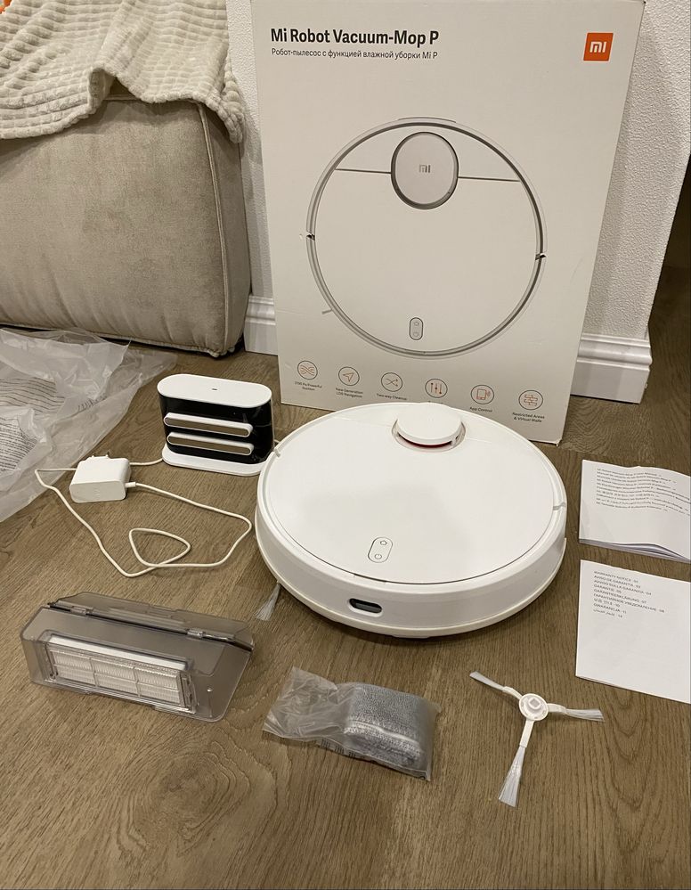 Робот-пилосос з вологим прибиранням Xiaomi Mi Robot Vacuum-Mop Р