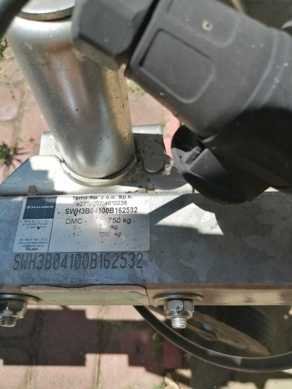 Przyczepa podłodziowa TEMA 750 kg - stan bardzo dobry !