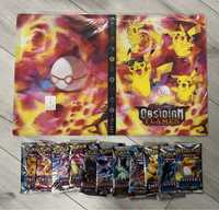 Duzy album Pokemon plus kolekcja 130 kart