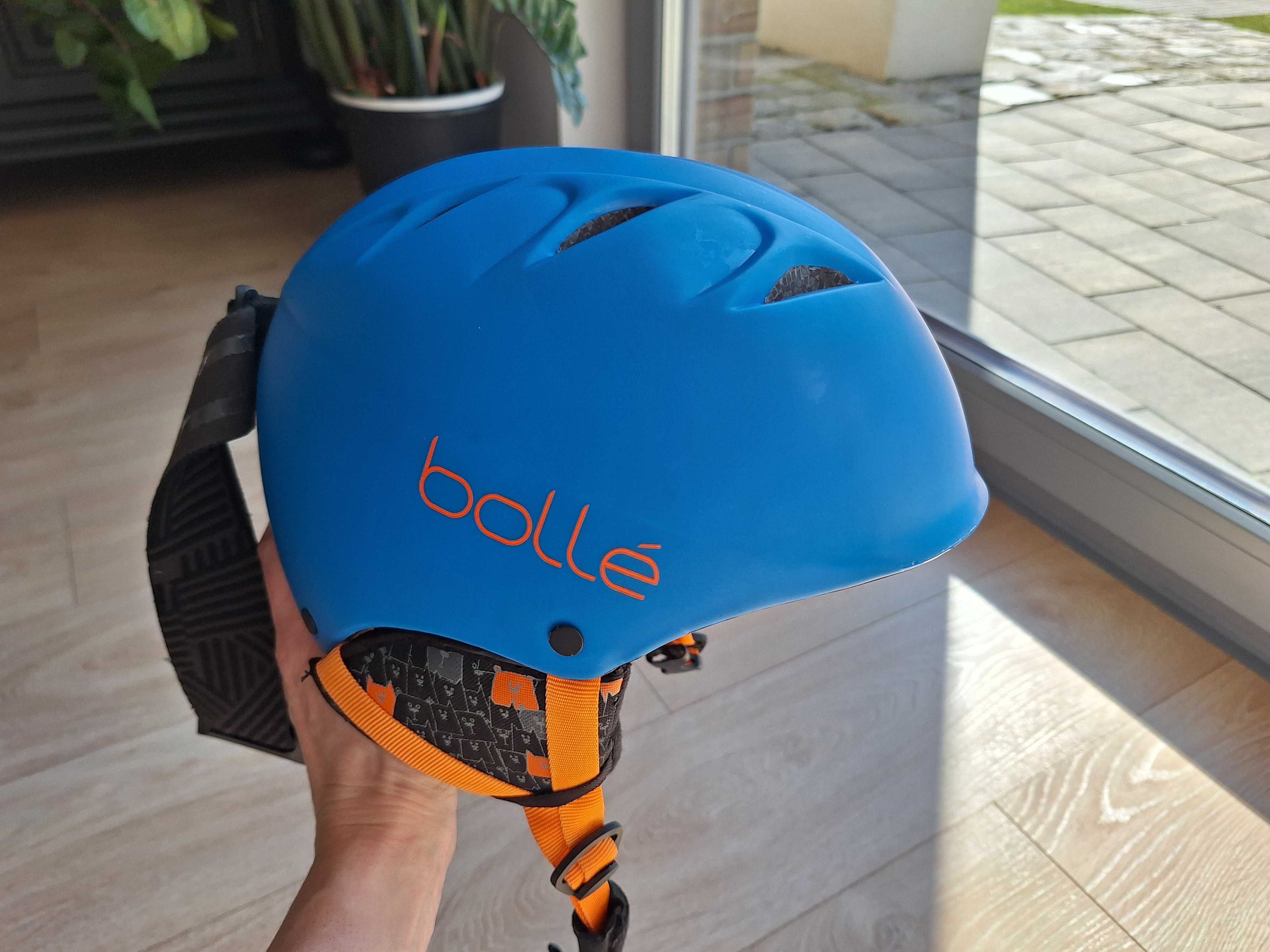 kask narciarski_roz. M /53-58cm/ + gogle w komplecie