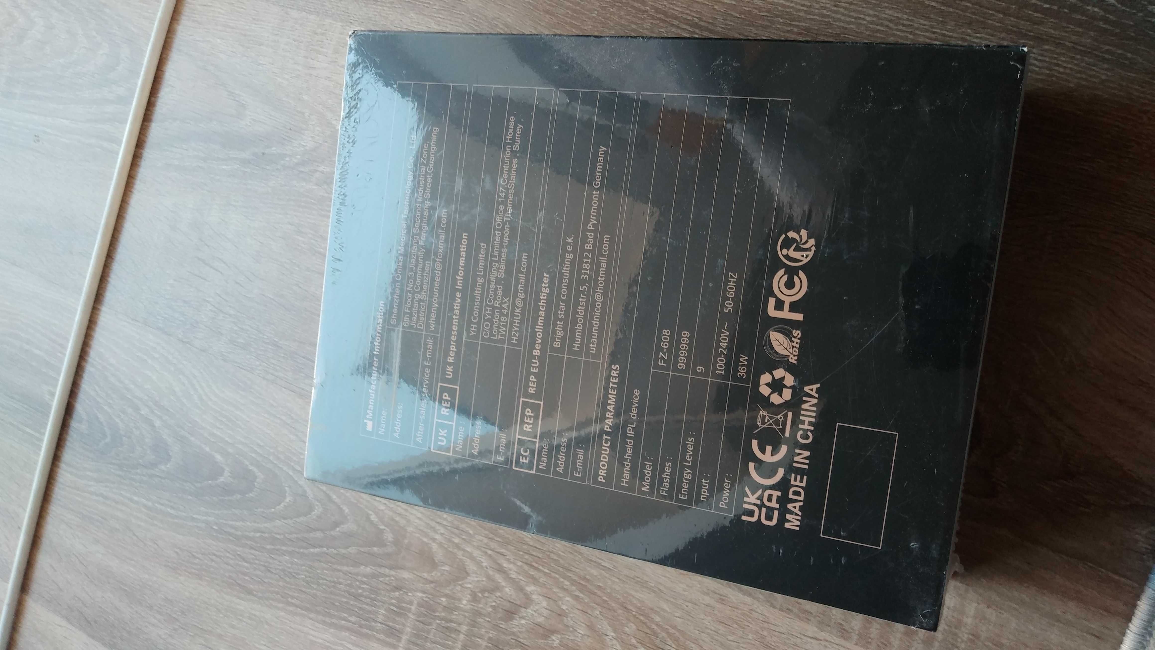 Depilator laserowy IPL  FZ-608