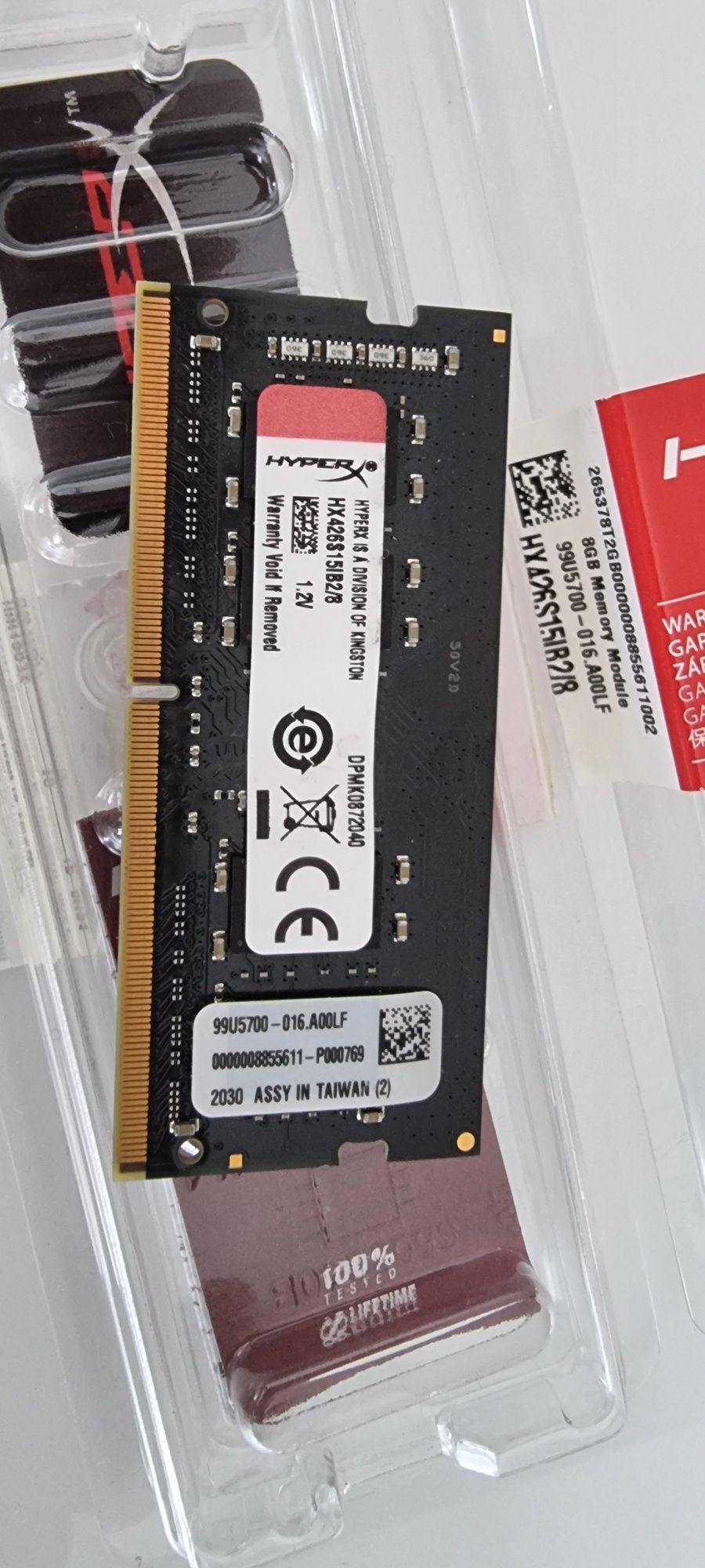 Kingston HyperX Ram 8GB DDR4 2666