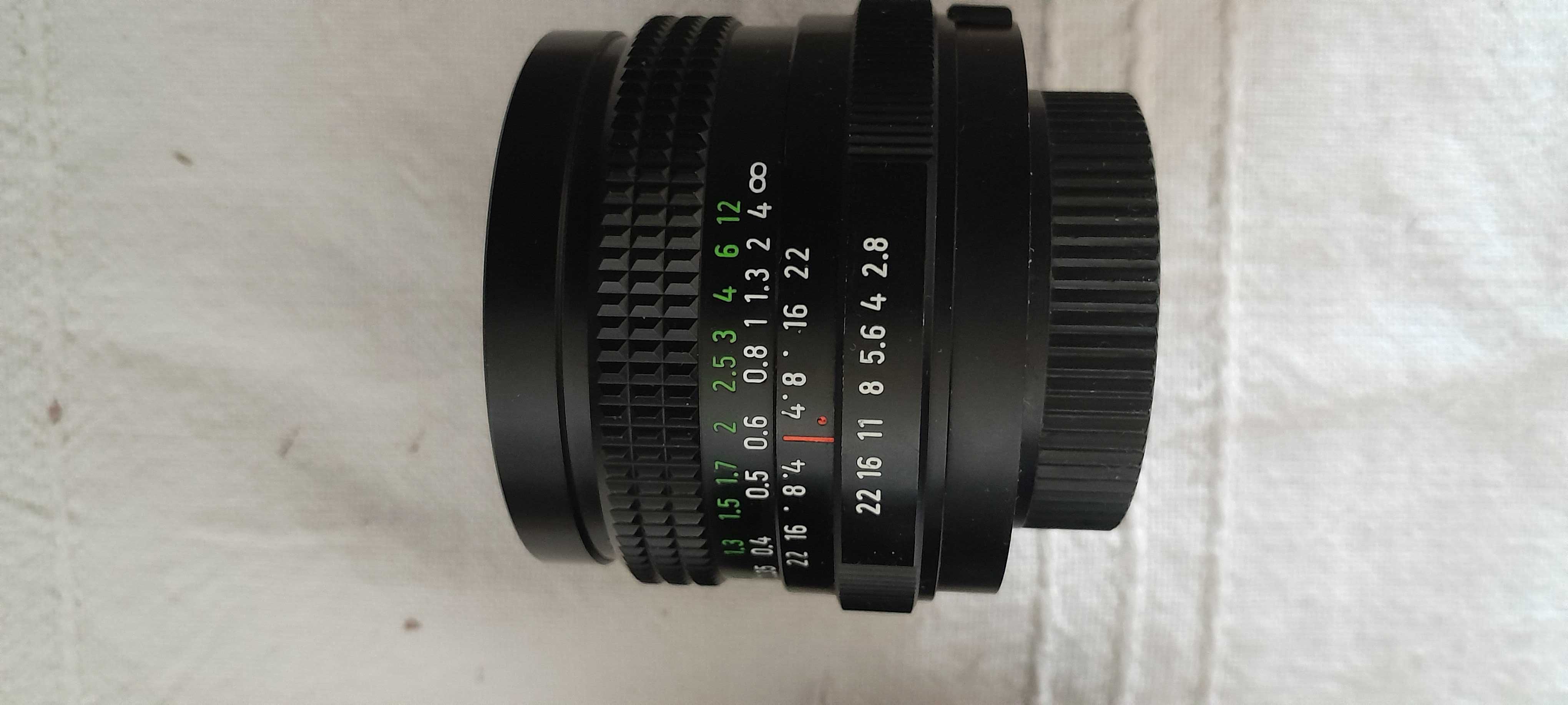 Pentacon 2,8/29 MC A/M M42 + adapter CANON EF-S/M42