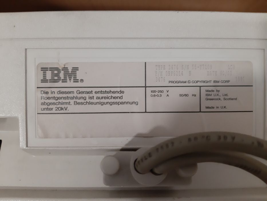Display Station IBM Monitor + Teclado IBM 3476 - AS400