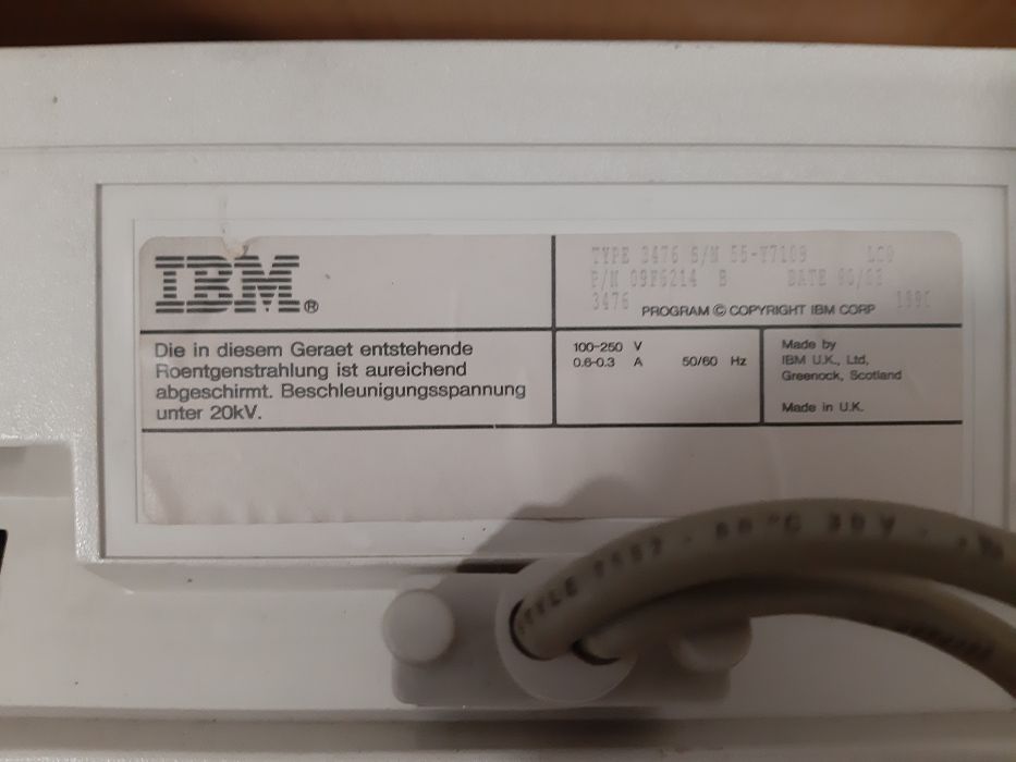 AS400 Monitor IBM + Teclado IBM 3476 - Display Station