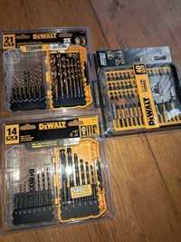 Dewalt Titanium, Black & Gold, набір біт, сверл в блістерах.