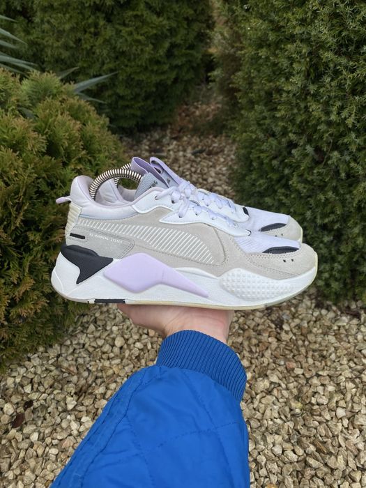 Buty Puma RS Sportowe Sneakersy Damskie Białe Wysokie Modne Vintage 38
