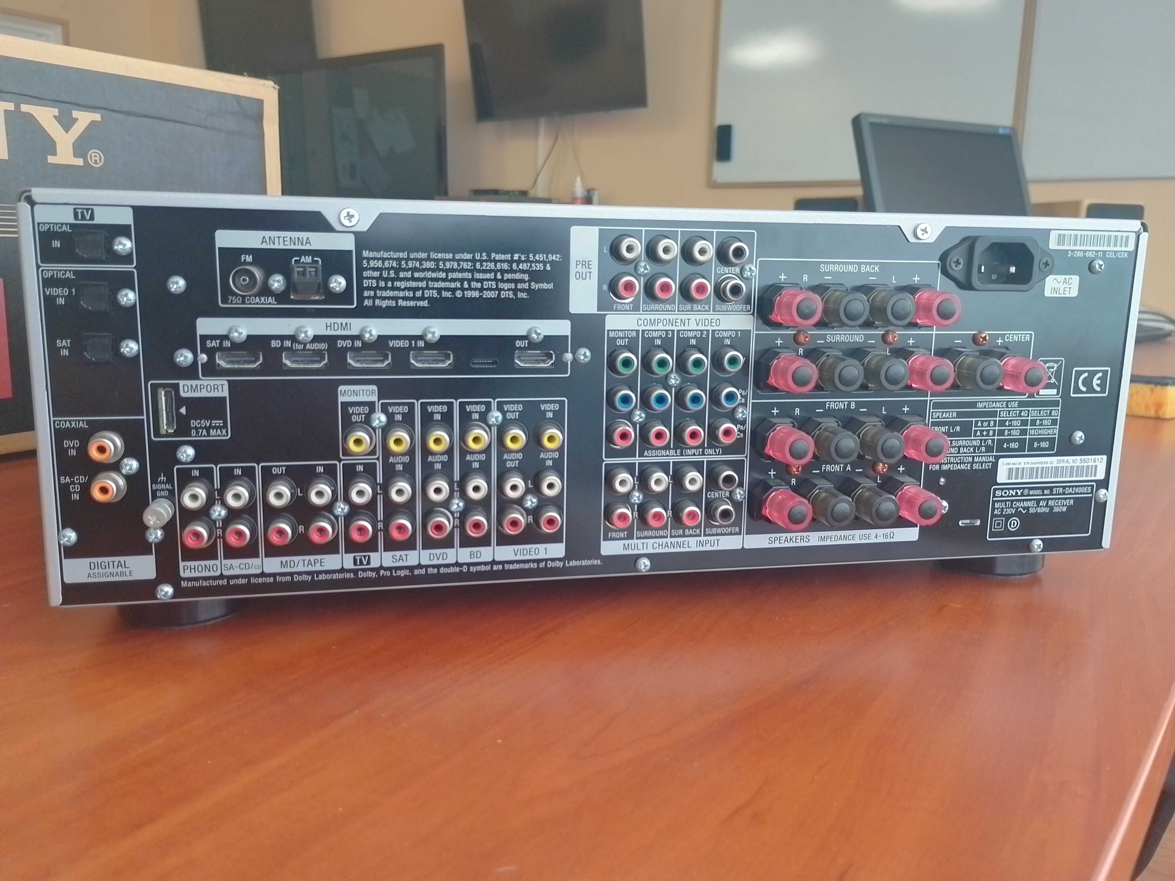 Продам аудио/видео ресивер Sony DA2400ES