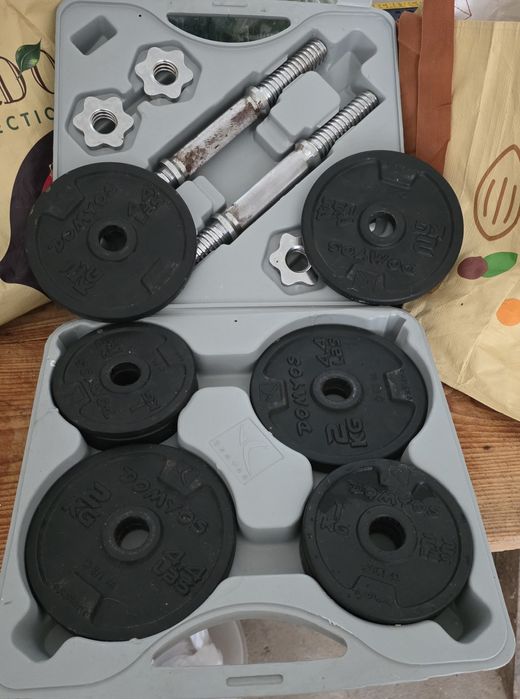 Hantle żeliwne 16kg