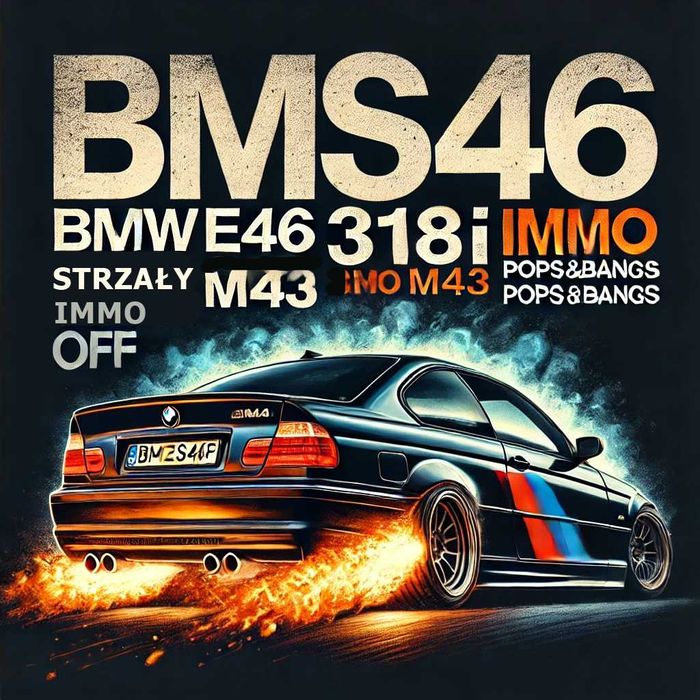 komputer silnika BMW E46 318i 1.9L M43 pops&bangs strzały z wydechu