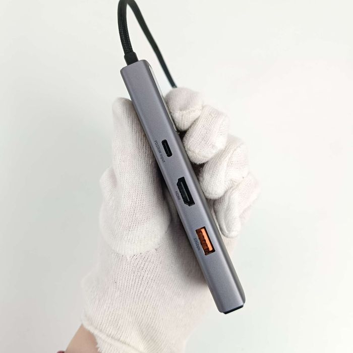 Baseus Hub 6 w 1 USB C 4K 60 Hz HDMI