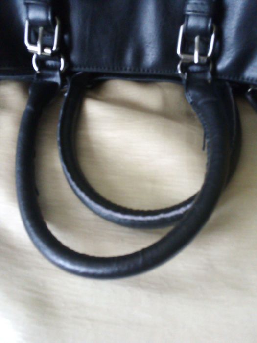 Torebka damska czarna skóropodobna