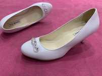 Buty ślubne LaBoda C-385/1/BKS r.36,37 białe - WYPRZEDAŻ
