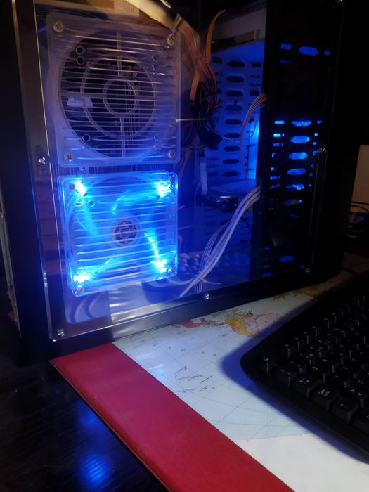 Computador PC fixo, desktop, rápido, led, Windows 10 Pro + Office