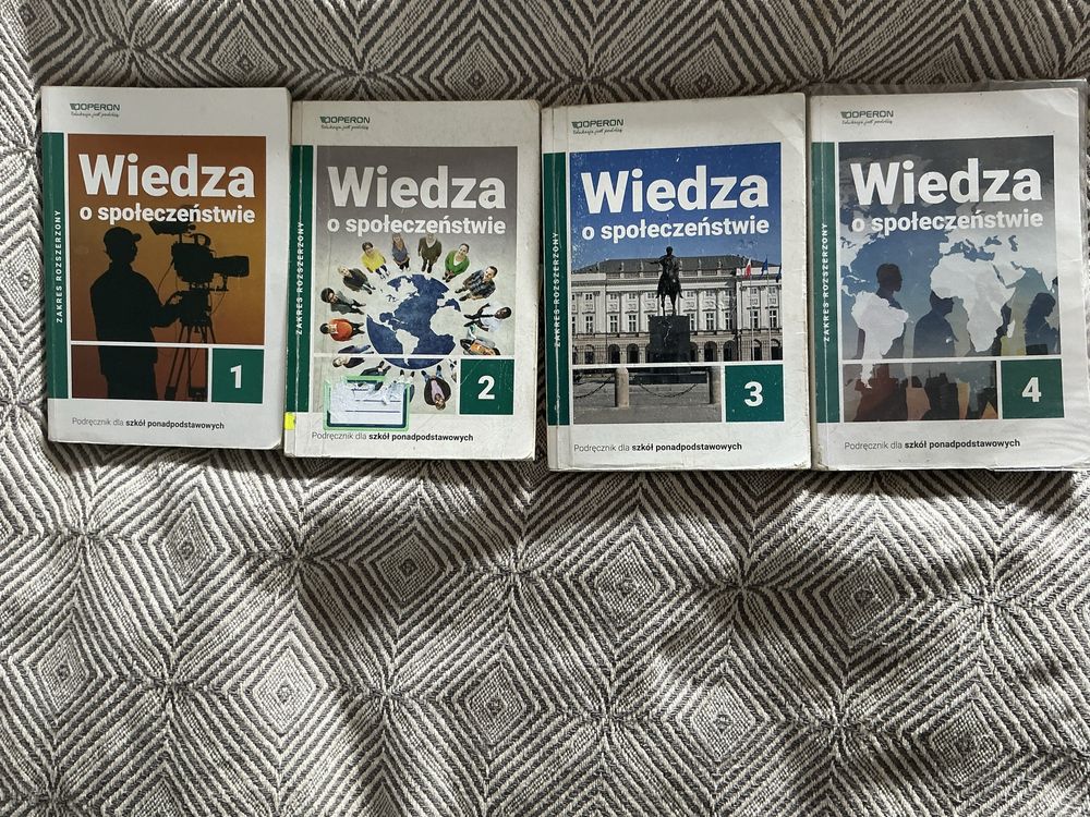 wiedza o społeczeństwie 1, 2, 3, 4