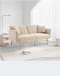 Nowa sofa 3-osobowa welurowa rozkładana – w pudełku,