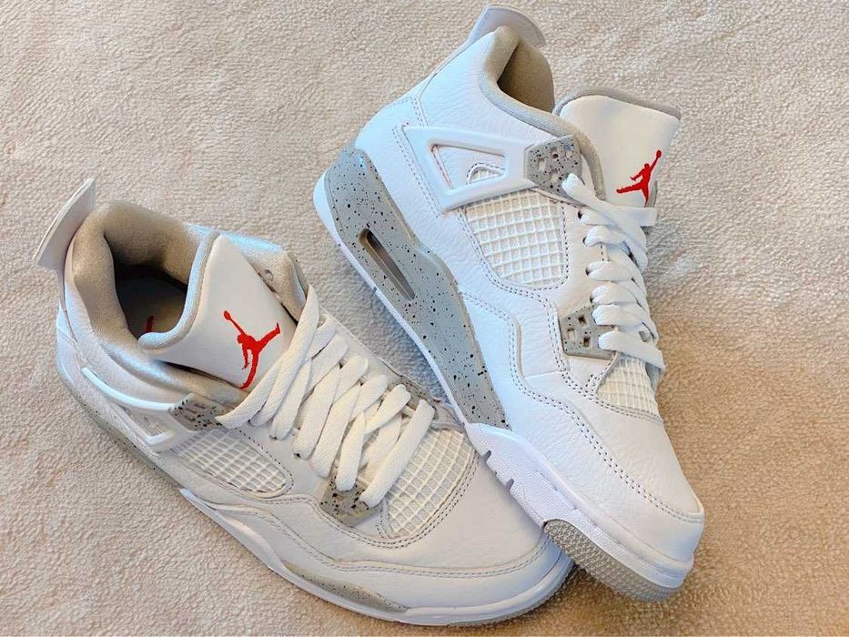Buty-Trampk-Jordan 4 Retro White Oreo Roz.38