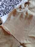 Camisola crop top t.short mostarda vintage Zara