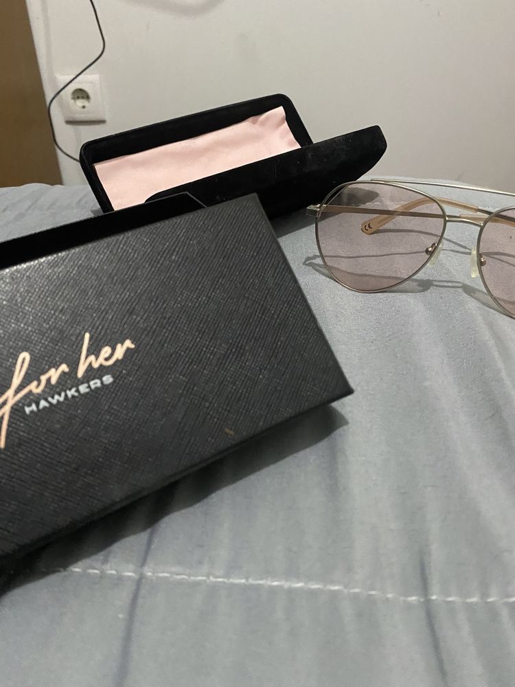 Óculos hawkers rose gold