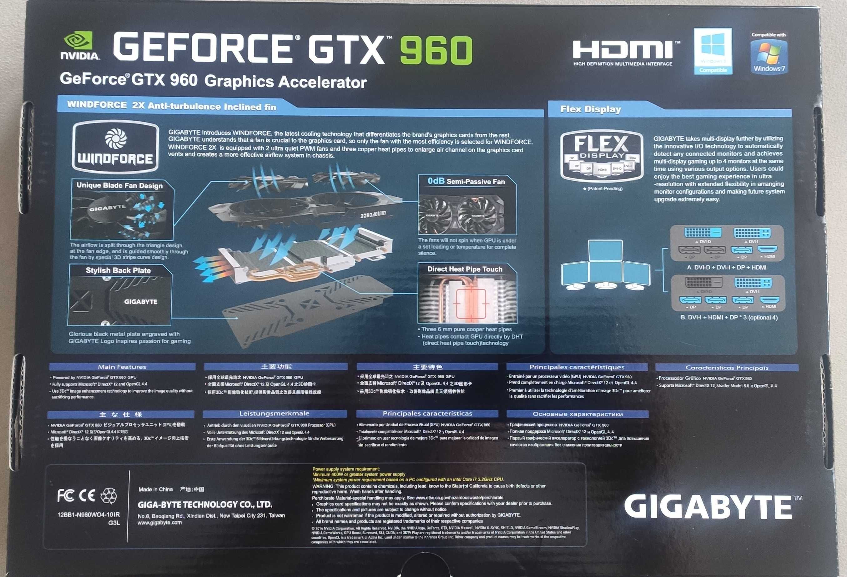 GeForce GTX 960 4GB Windforce