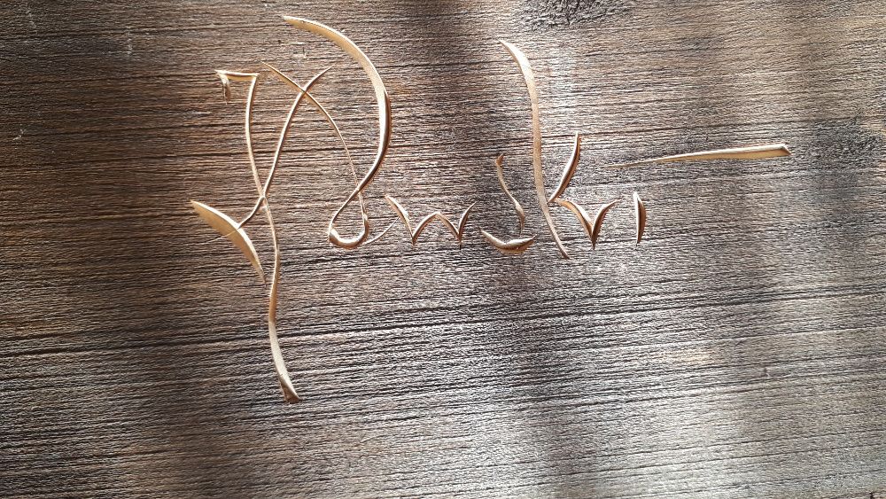 Obraz rzeźba w drewnie drzeworyt KARCZMA