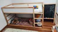 Dwustronne łóżko dla dziecka Ikea KURA 90x200