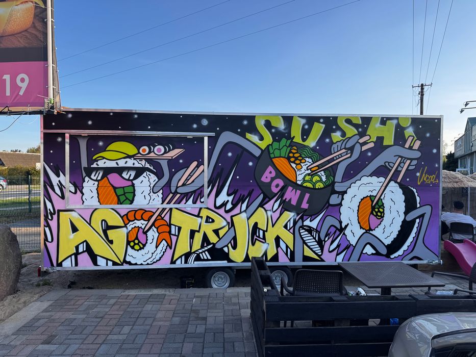 Malowanie artystyczne ścian, Mural, Graffiti