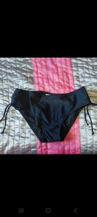 Cuecas de biquini pretas, Cintura alta, tamanho XL 42 (EU)