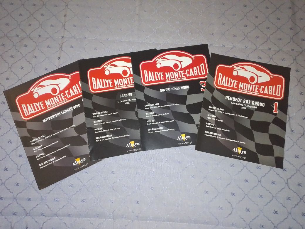 Conjunto de fascículos Rallye Monte Carlo Altaya