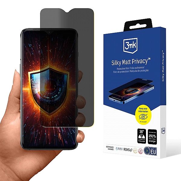 Folia ochronna prywatyzująca matowa 3mk Silky Matt Privacy na OnePlus