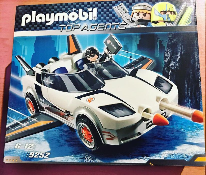 Шпионский гонщик (ездит, стреляет и плавает )Playmobil 9252