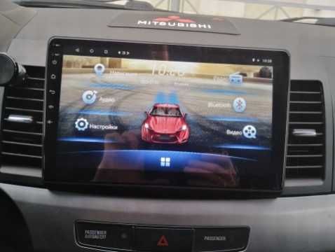 Штатна 2 DIN автомагнитола магнітола Android Mitsubishi Lancer 2007-17