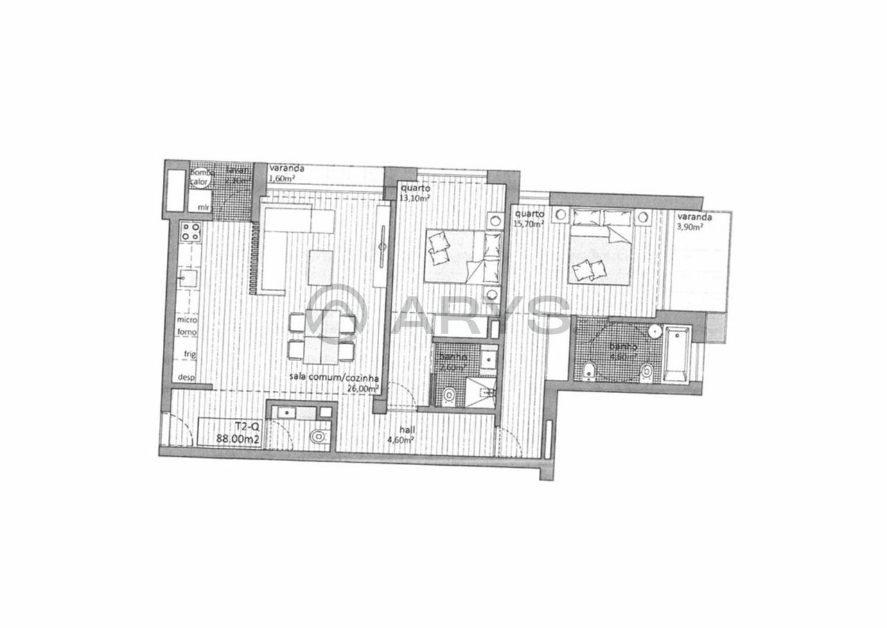 T2 Novo com 2 Suítes na Areosa – Modernidade e Conforto à Sua Porta!