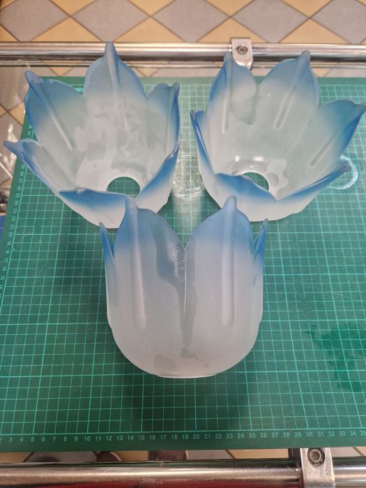 Klosz szklany tulipan 3 sztuki