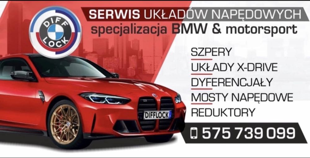 Naprawa most dyferencjał reduktor szpera BMW Mercedes Volvo