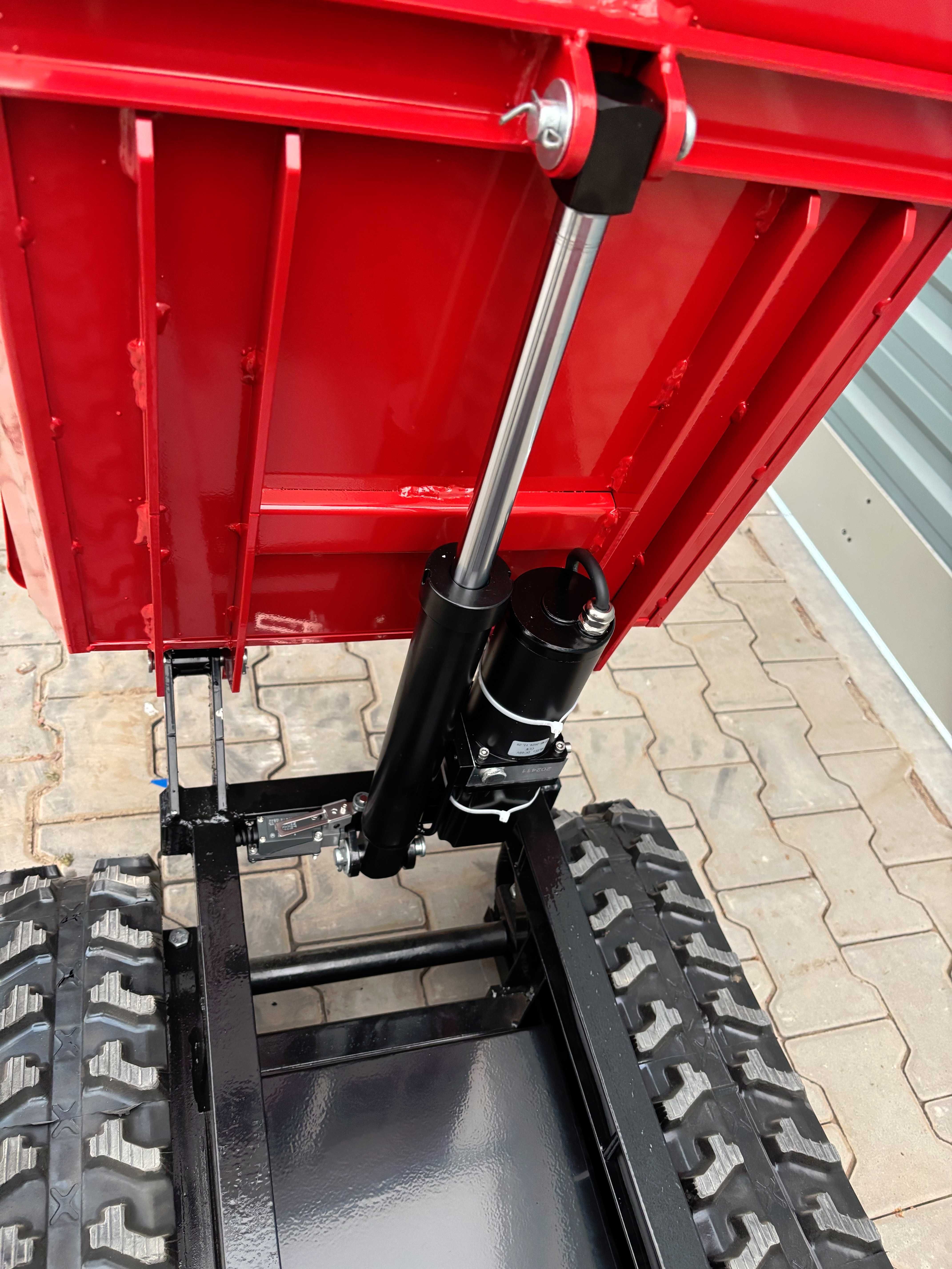 Wozidło budowlane gąsienicowe hydrauliczny wywrot kiper duże na pilot