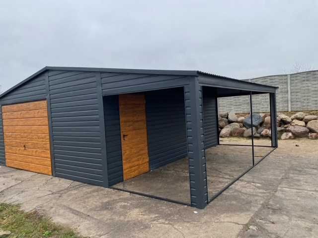 Garaż Blaszany 6x6 6x7 7x7 4x6 8x6 producent. Garaze na Wymiar.