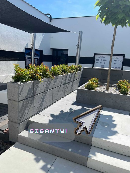 Donice z Betonu Architektonicznego Mocne Zbrojone Zaimpregnowane