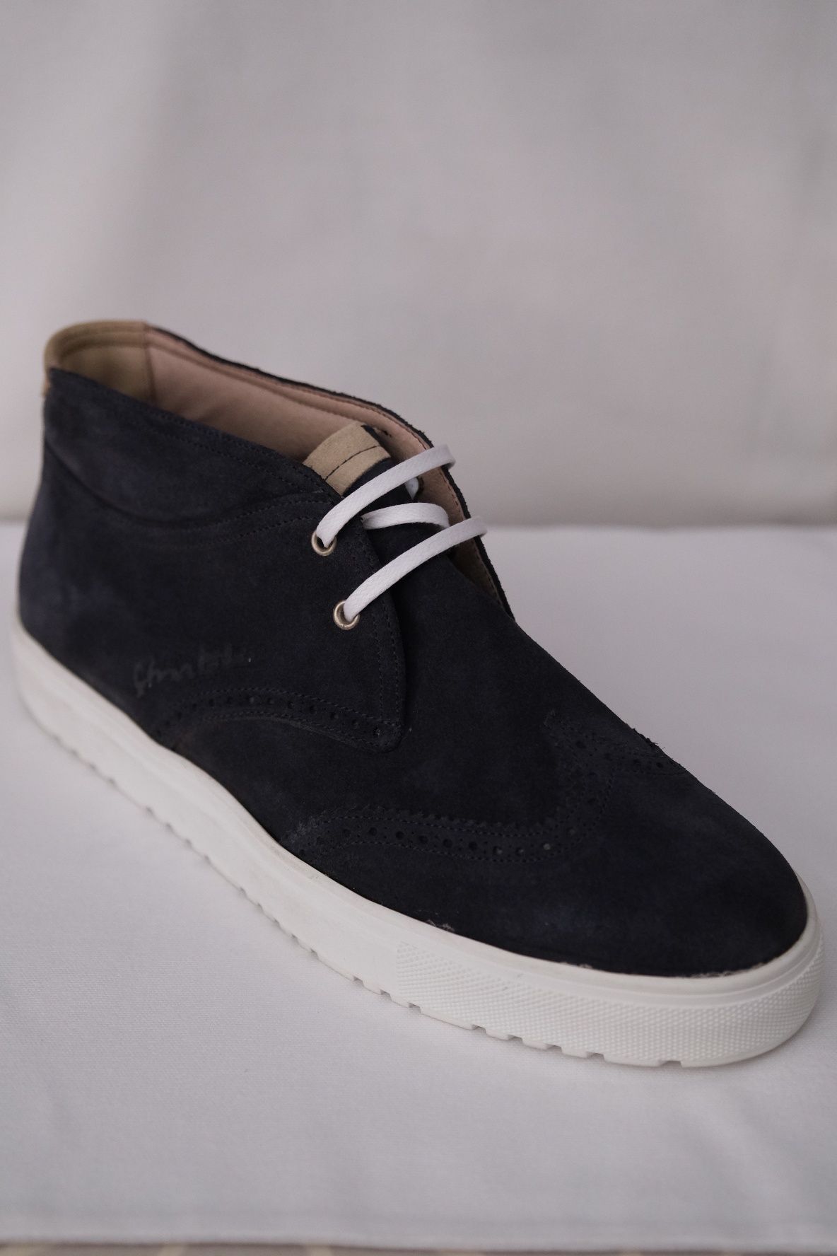 [Novas] Bota Camurça Azul Fabrico próprio