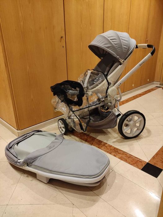 Carrinho Quinny mood + alcofa + capa chuva