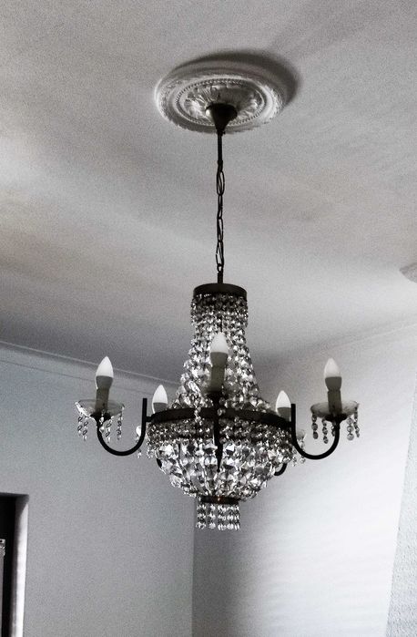 2 Candeeiros Lustre Antigos (Sala e Quarto)