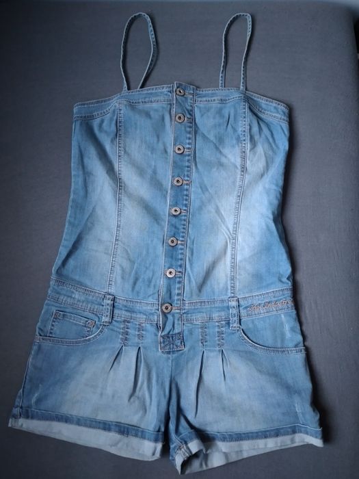 Kombinezon jeansowy letni