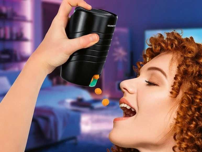 Dozownik pojemnik na przekąski Gourmetmaxx do popcornu orzeszków